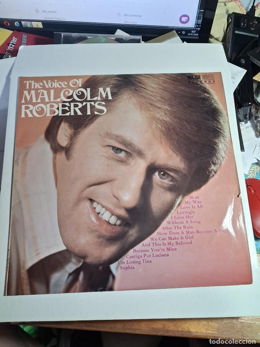 Discos de vinilo: lp the voice of malcolm roberts. major minor 1970 england (seminuevo)
