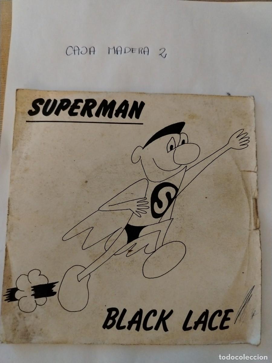Discos de vinilo: Single vinilo superman, black lace
