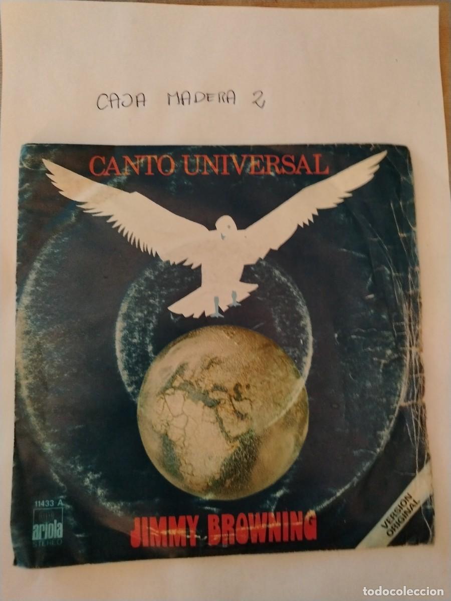 Discos de vinilo: Single vinilo canto universal, Jimmy browning