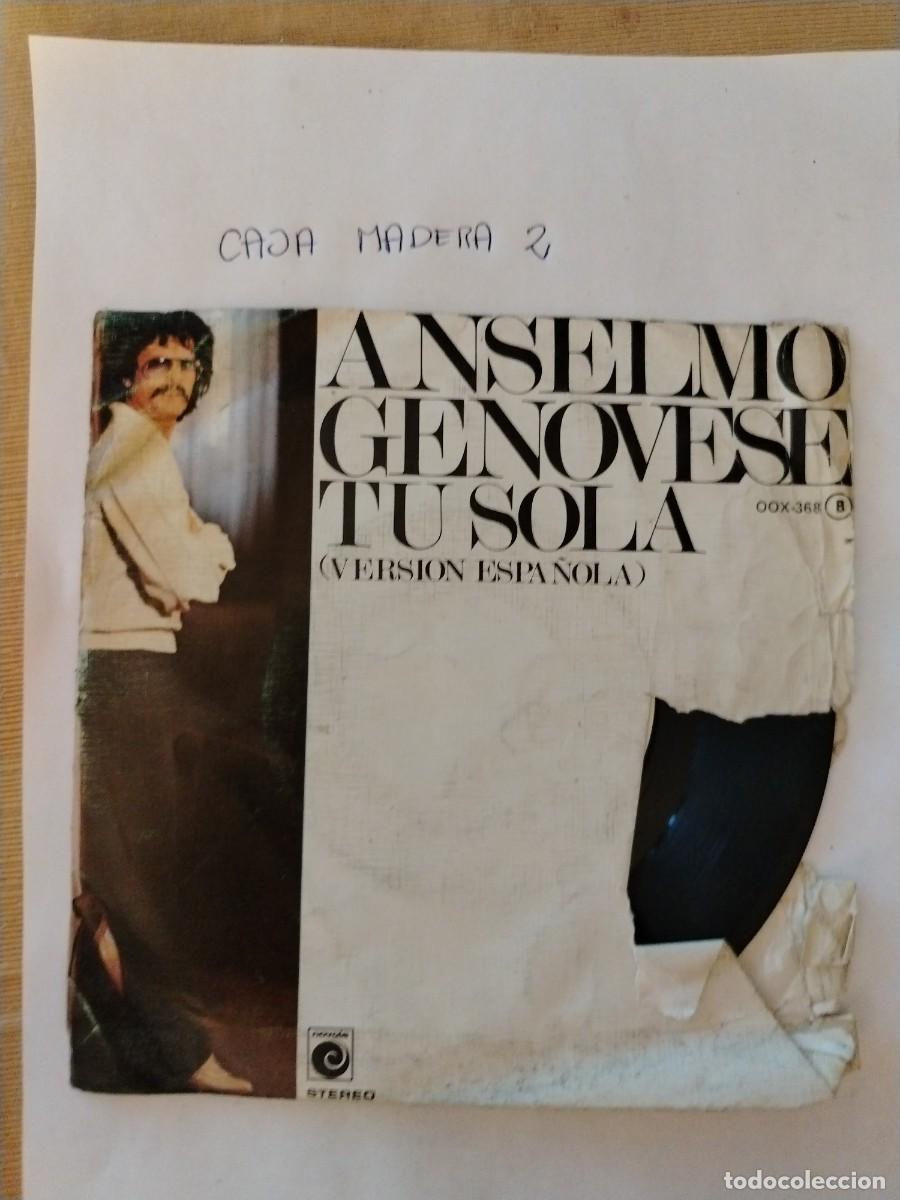 Discos de vinilo: Single vinilo anselmo genovese, tu sola