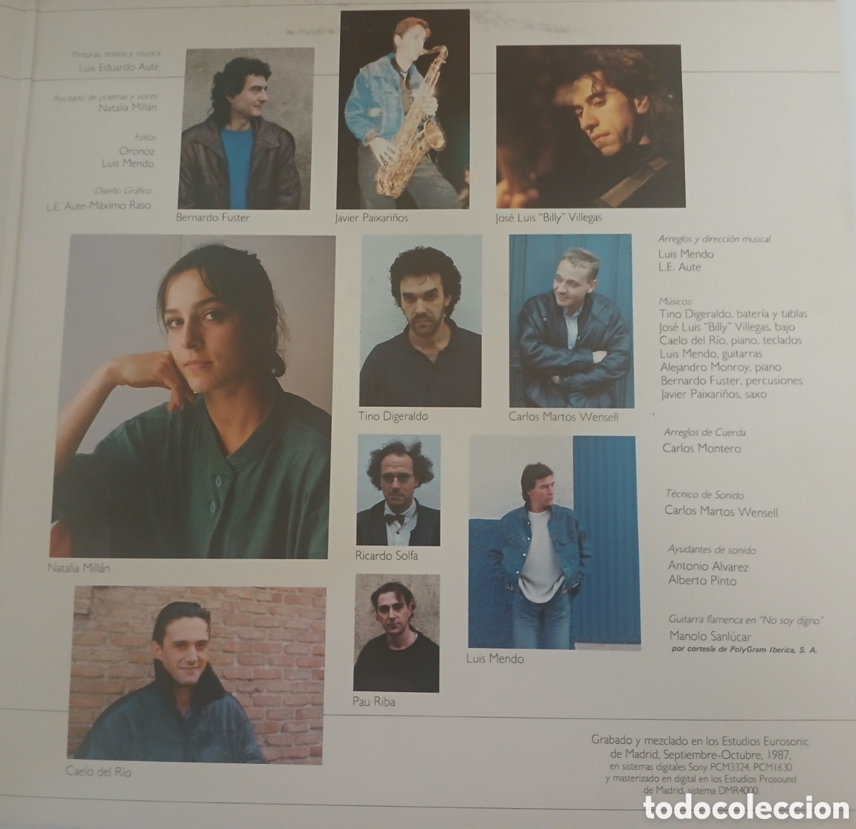 Discos de vinilo: LUIS EDUARDO AUTE TEMPLO DOBKE LP - Foto 3