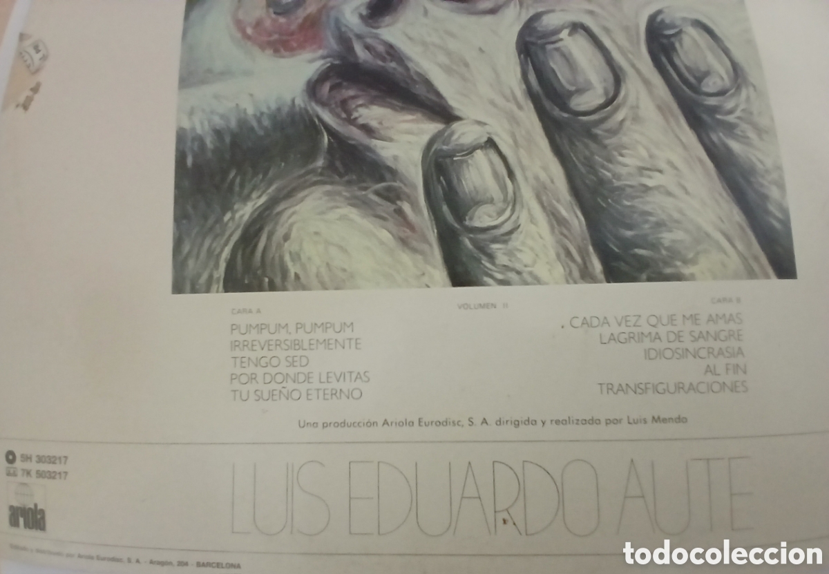 Discos de vinilo: LUIS EDUARDO AUTE TEMPLO DOBKE LP - Foto 5