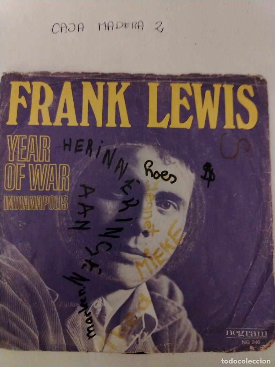 Discos de vinilo: Single vinilo frank Lewis, year of war