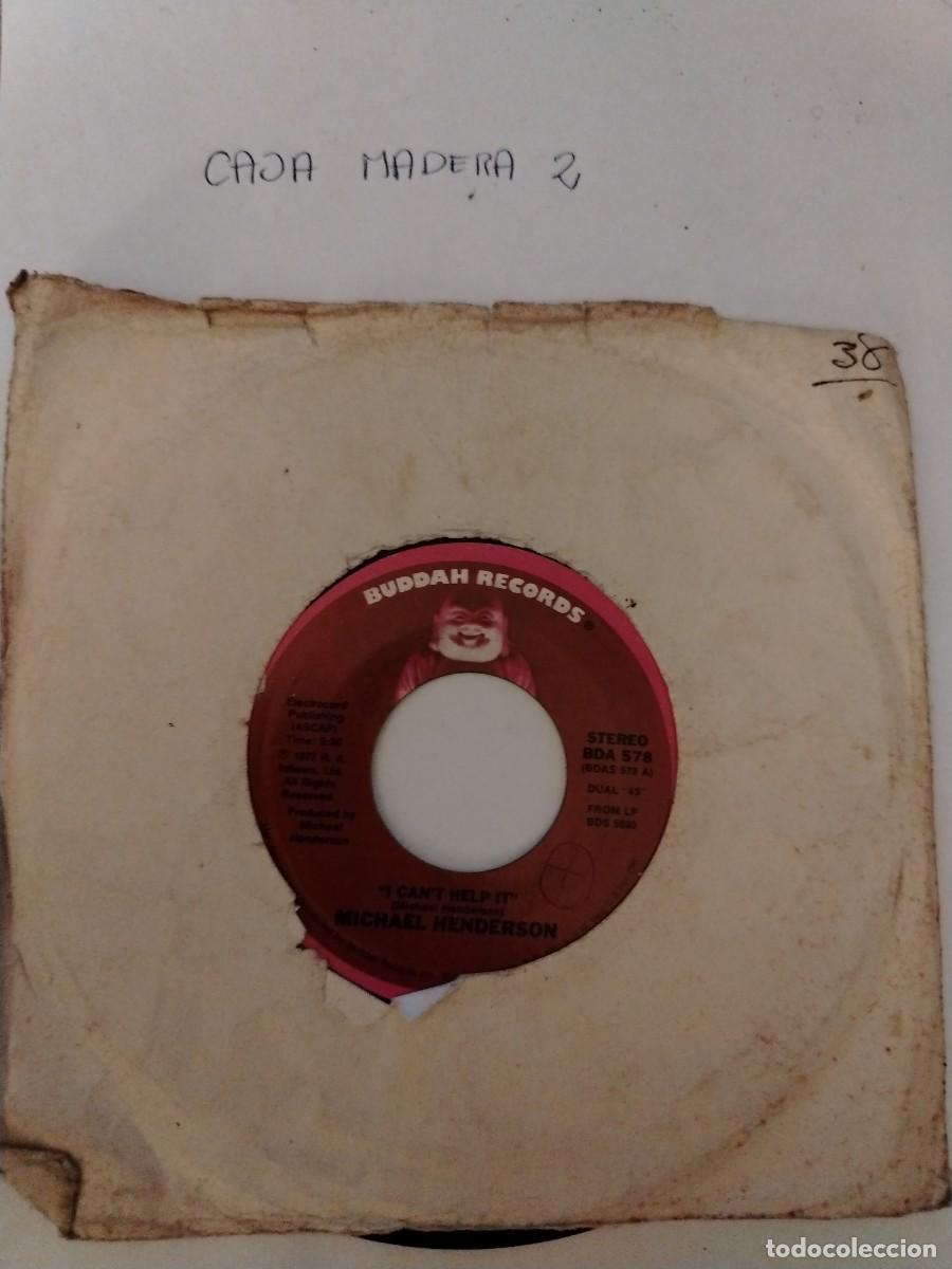 Discos de vinilo: Single vinilo Michael Henderson, I cant help it - Foto 1