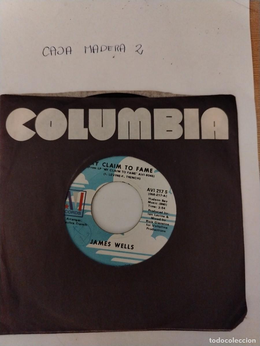 Discos de vinilo: Single vinilo James wells, my claim to fame