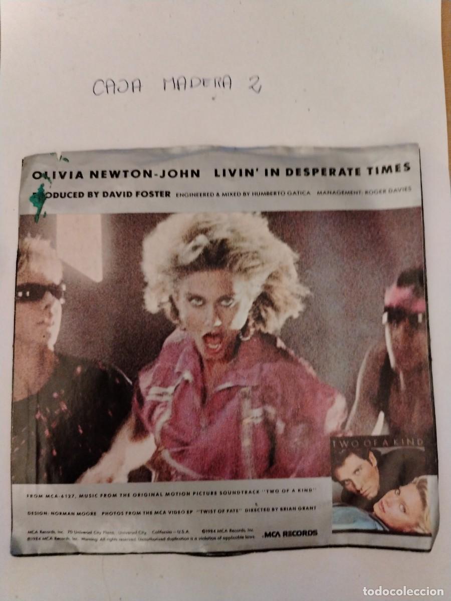 Discos de vinilo: Single vinilo Olivia Newton John, living - Foto 1
