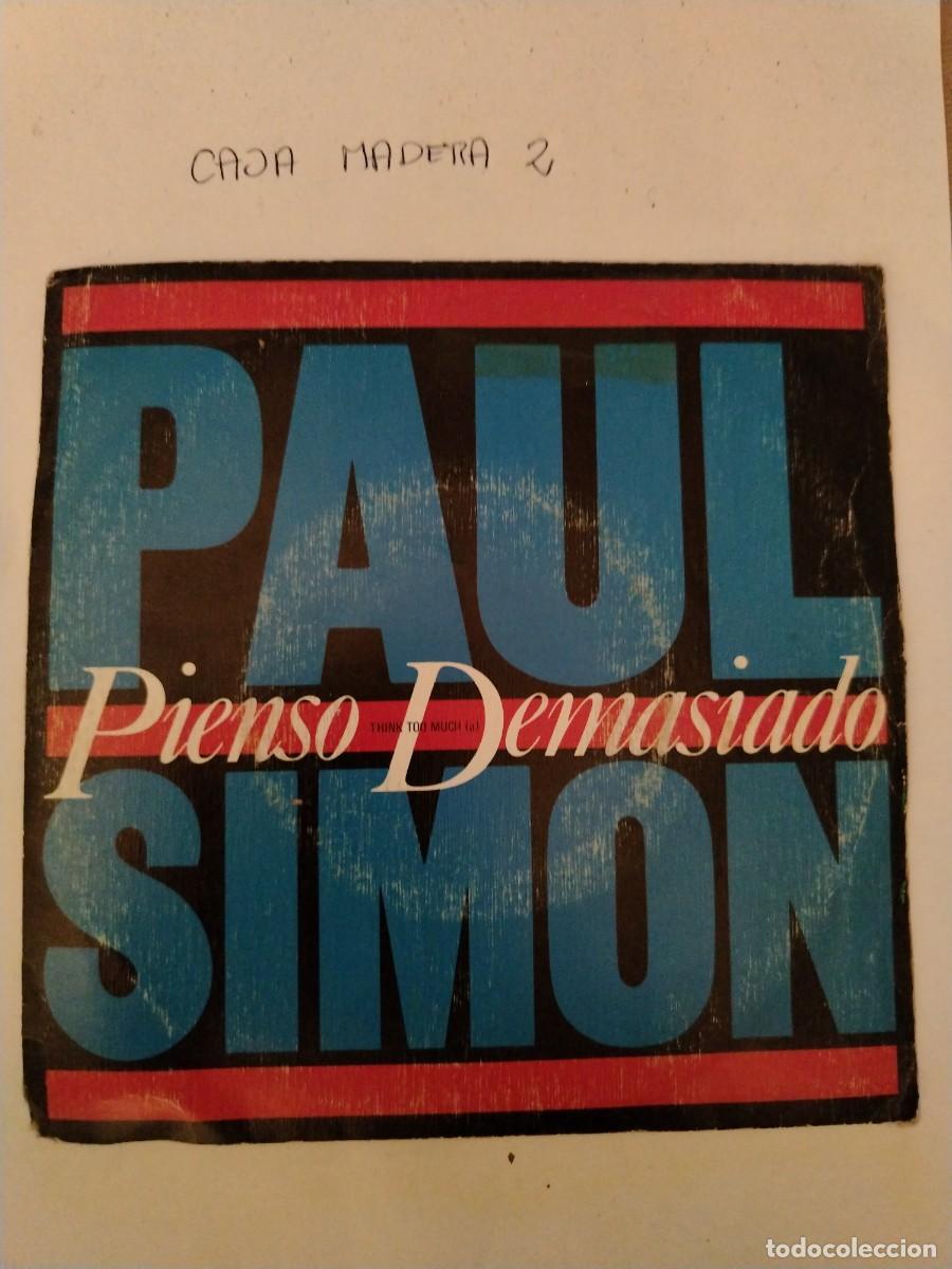 Discos de vinilo: Single vinilo Paul Simon, pienso demasiado