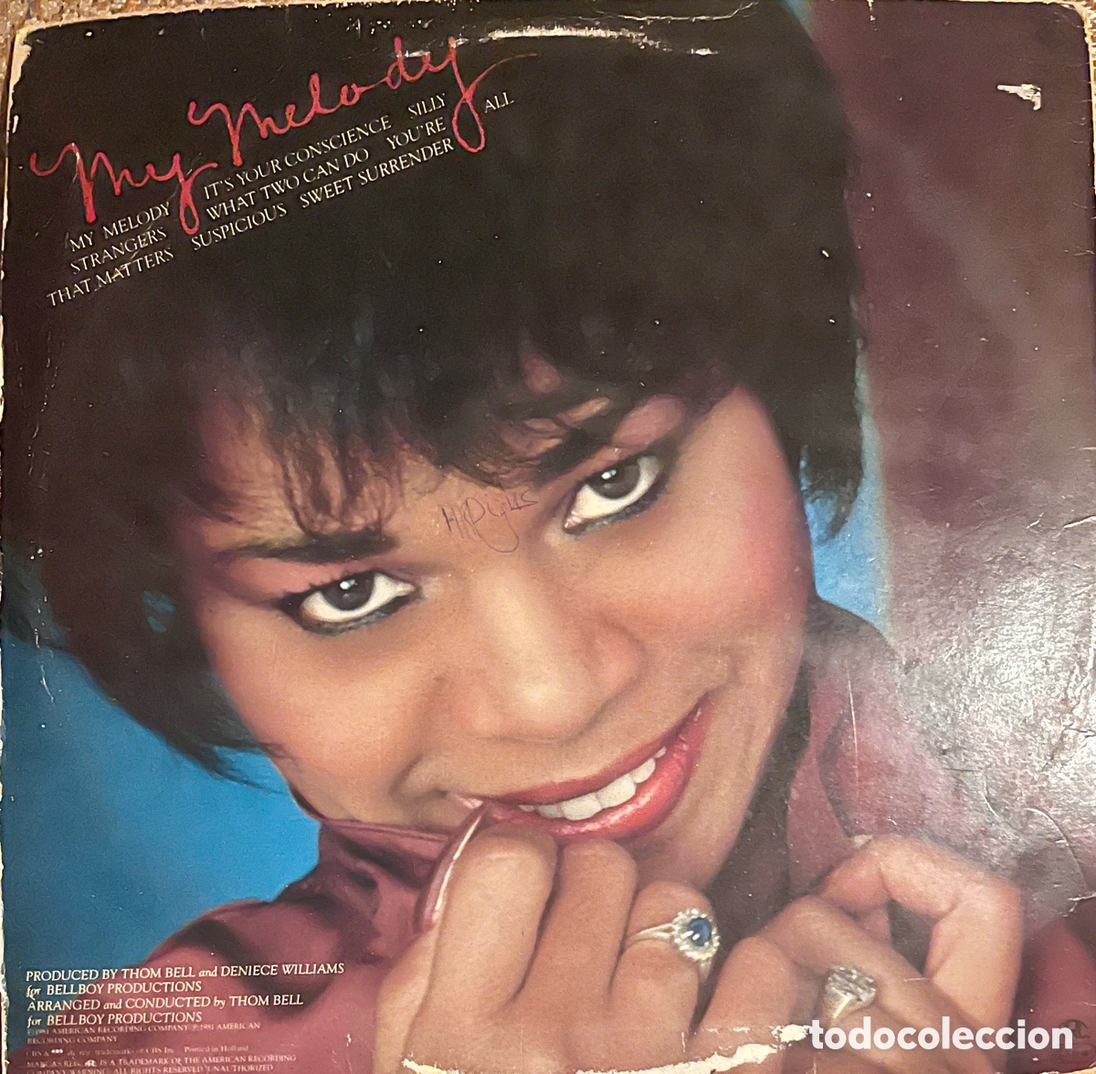 Discos de vinilo: DENIECE WILLIAMS - My melody - Foto 2