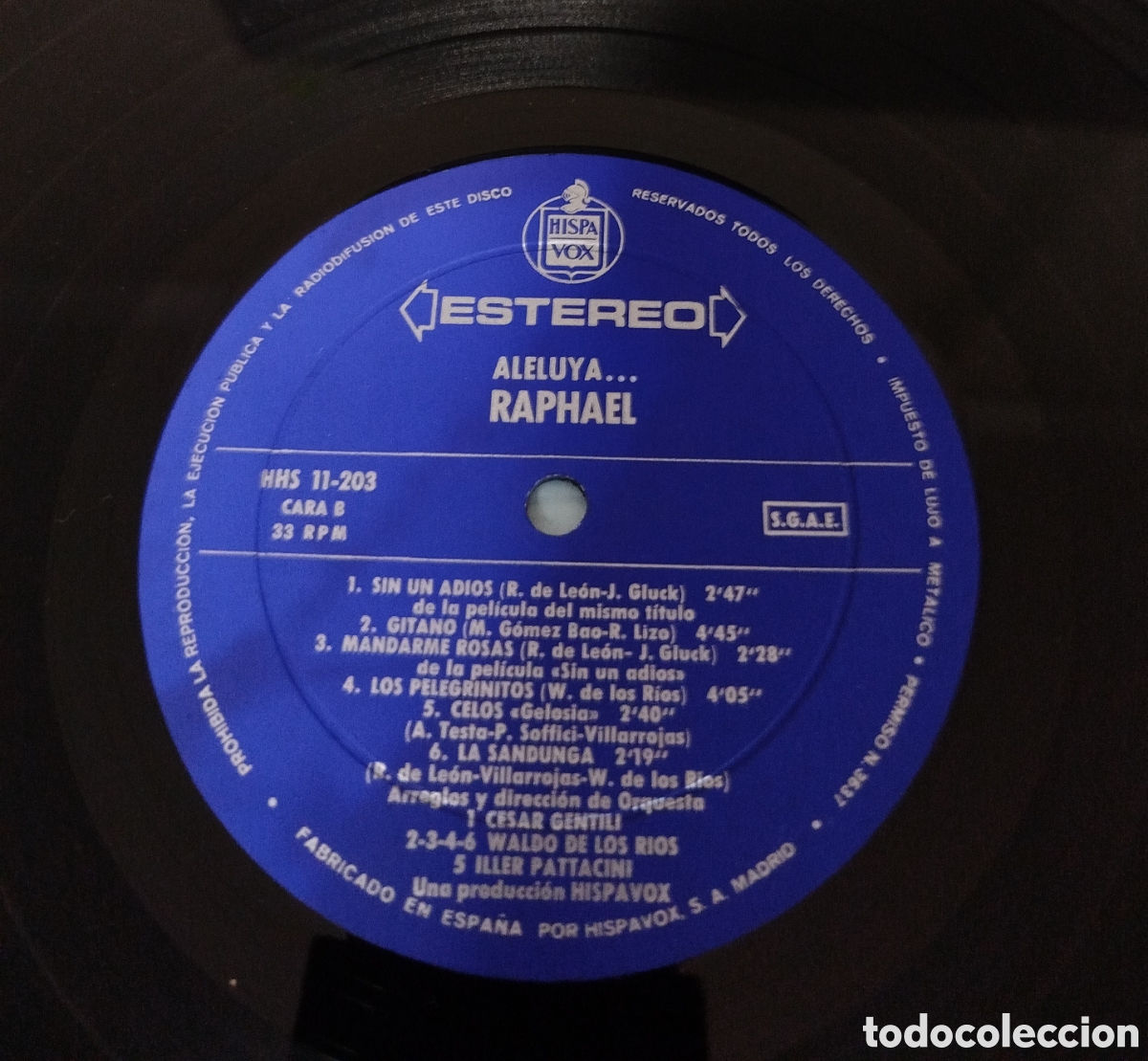 Discos de vinilo: Raphael - Aleluya...Hispa box - Foto 3