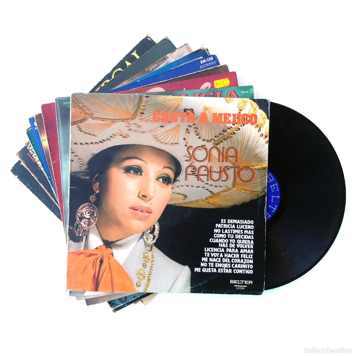 Discos de vinilo: VA MEX CHiCAS Lote 8LP Alicia Juarez Irma Vila Isabel Rojas Lola Beltran Margara Bikina Rocio Durcal
