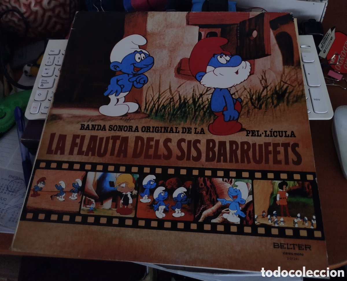 Discos de vinilo: La Flauta dels Sis Barrufets - Banda sonora original de la pel.licula