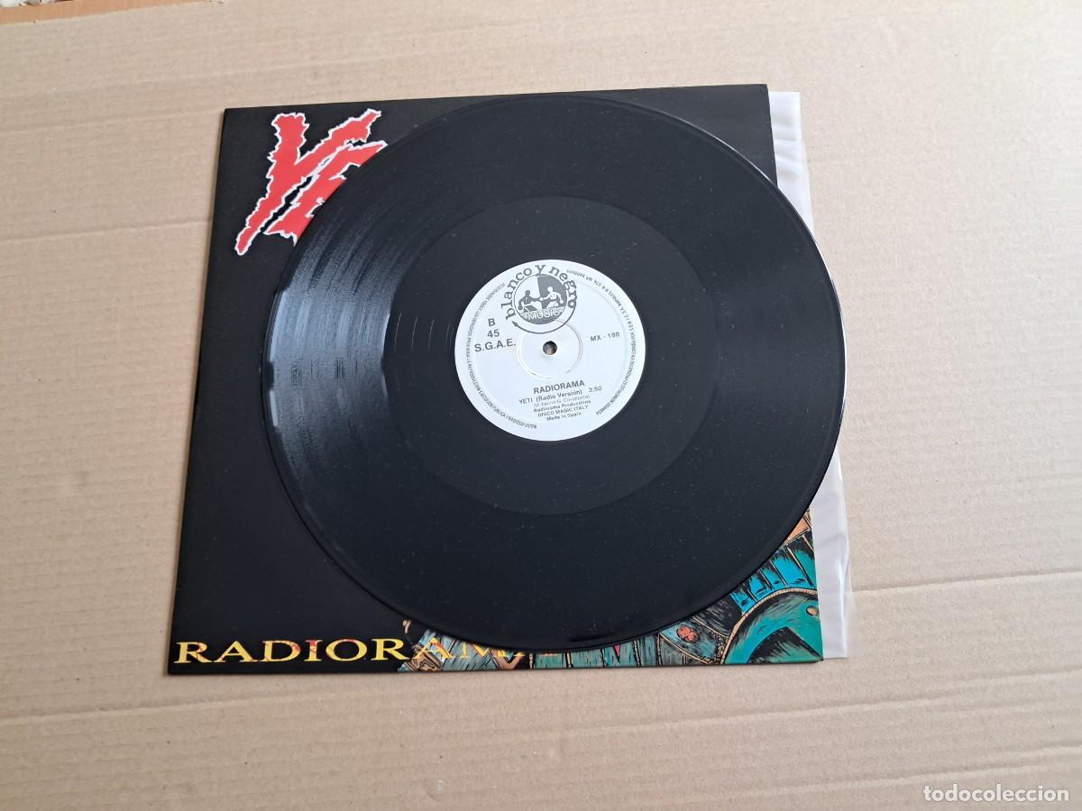 Discos de vinilo: RADIORAMA - YETI MAXI SINGLE 1987 EDICION ESPA&Ntilde;OLA - Foto 2