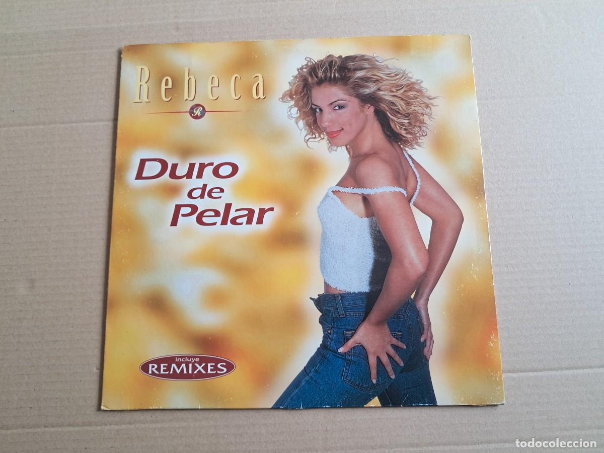 Discos de vinilo: REBECA - DURO DE PELAR MAXI SINGLE 1996 - Foto 1