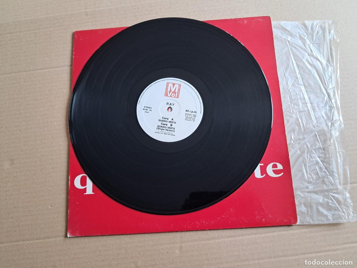 Discos de vinilo: RAY - QUIERO VERTE MAXI SINGLE 1992 SYNTHPOP - Foto 5