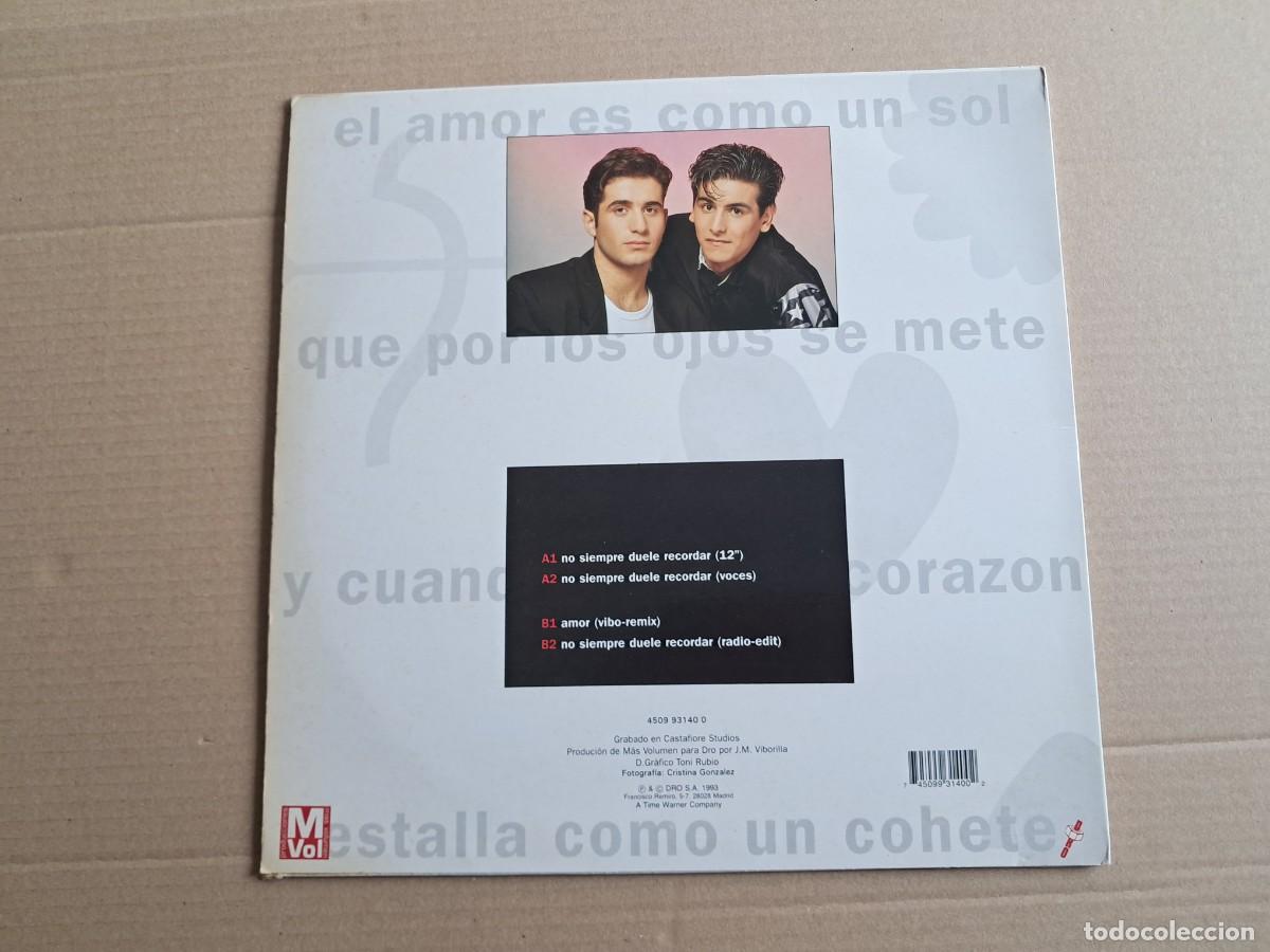 Discos de vinilo: RAY - NO SIEMPRE DUELE RECORDAR MAXI SINGLE 1993 SYNTHPOP - Foto 5