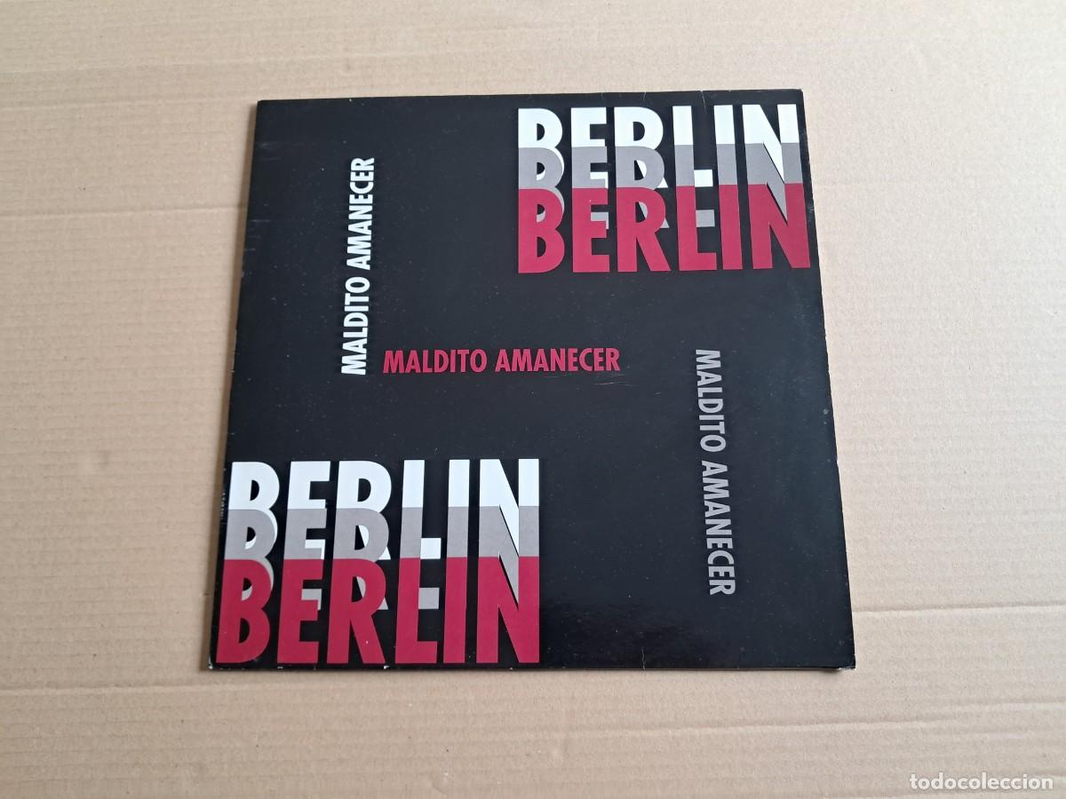 Discos de vinilo: BERLIN - MALDITO AMANECER MAXI SINGLE 1994 SYNTHPOP - Foto 1