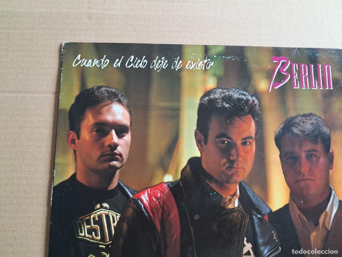 Discos de vinilo: BERLIN - CUANDO EL CIELO DEJE DE EXISTIR MAXI SINGLE 1992 SYNTHPOP - Foto 4