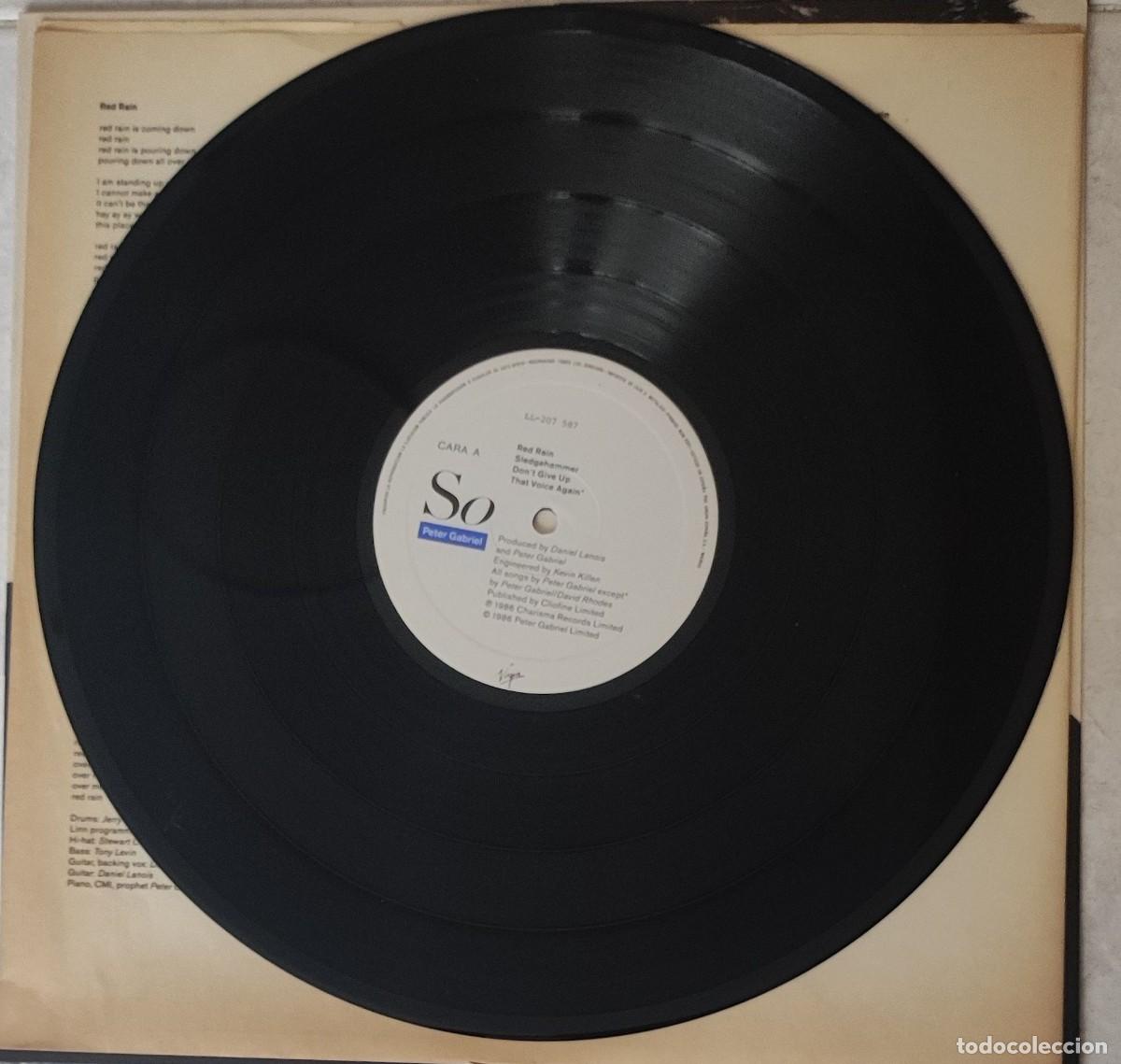Discos de vinilo: Peter Gabriel &ndash; So (1986, Virgin / Charisma Records) - Foto 6