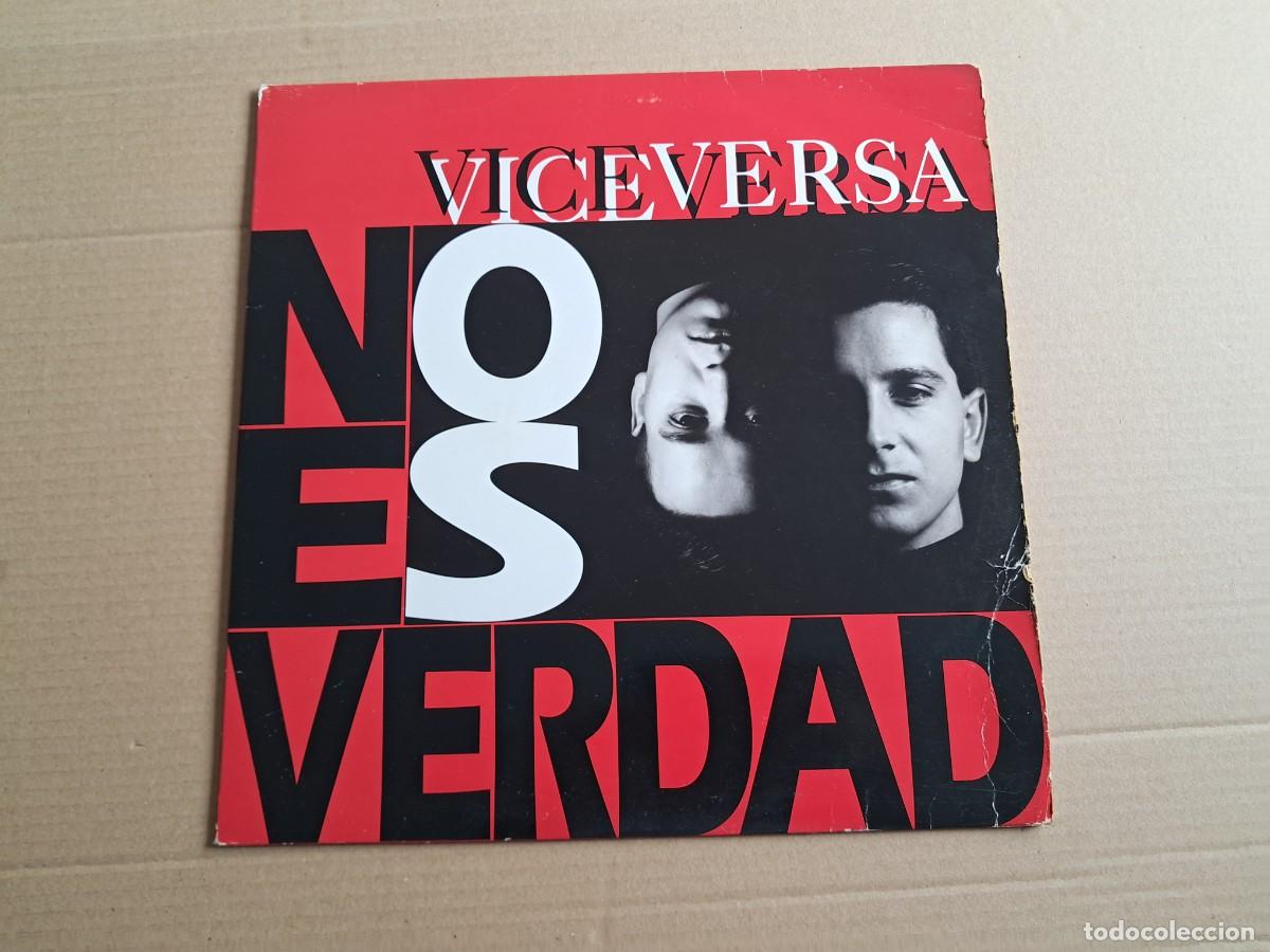 Discos de vinilo: VICEVERSA - NO ES VERDAD MAXI SINGLE 1992 SYNTHPOP - Foto 1