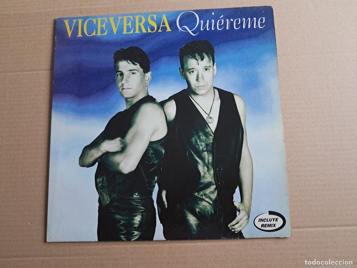 Discos de vinilo: VICEVERSA - QUIEREME MAXI SINGLE 1994 SYNTHPOP - Foto 1