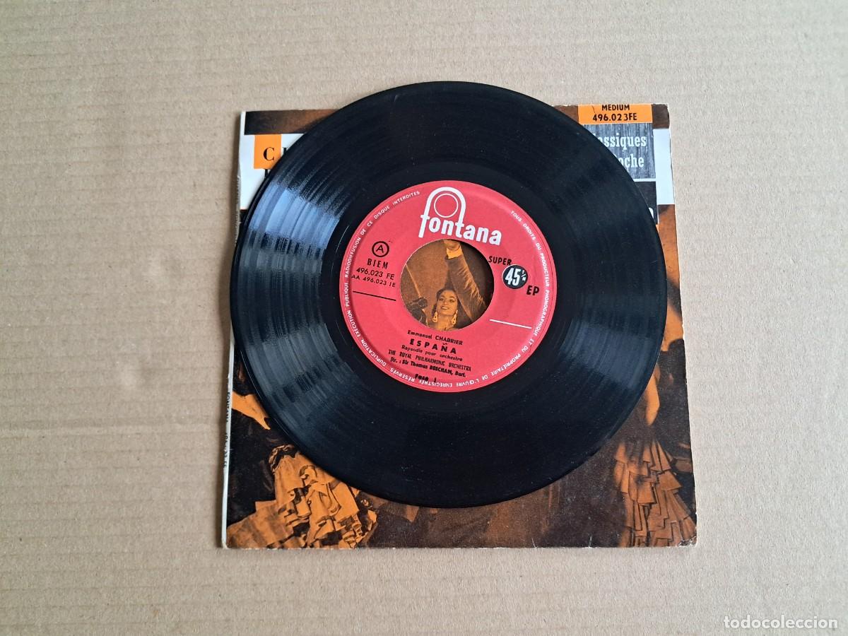 Discos de vinilo: EMMANUEL CHABRIER - LA DANSE DES HEURES SINGLE EDICION FRANCIA - Foto 2