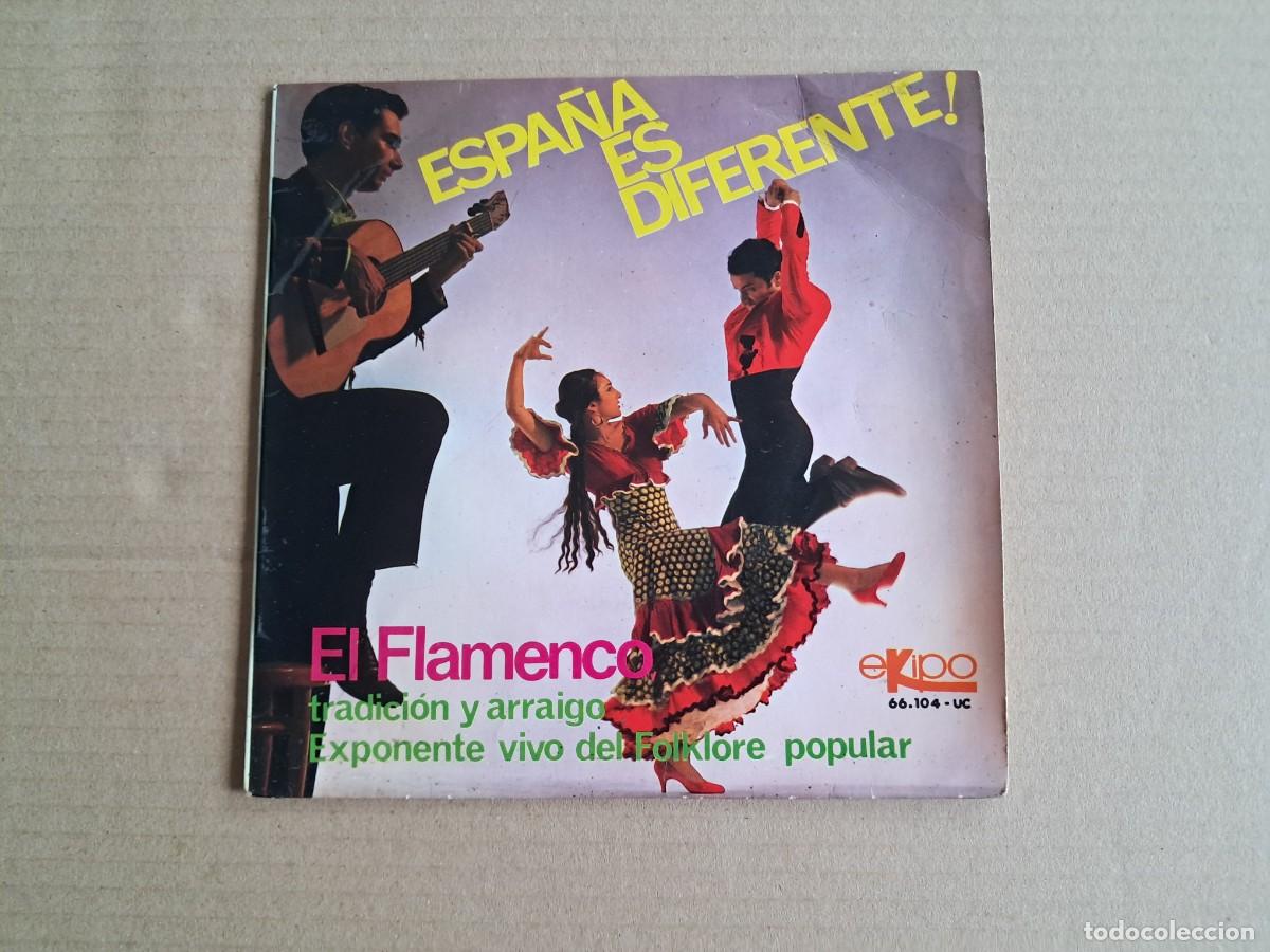 Discos de vinilo: ALFONSO & MANUEL LABRADOR Y SU GRUPO FLAMENCO - ESPA&Ntilde;A ES DIFERENTE EP 4 TEMAS 1966