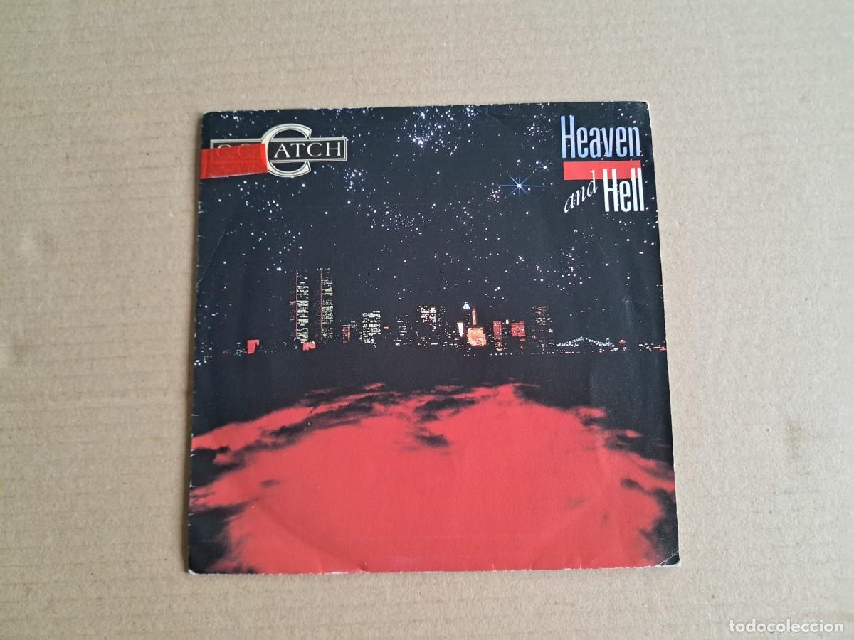 Discos de vinilo: C.C. CATCH - HEAVE AND HELL SINGLE PROMOCIONAL 1986 EDICION ESPA&Ntilde;OLA