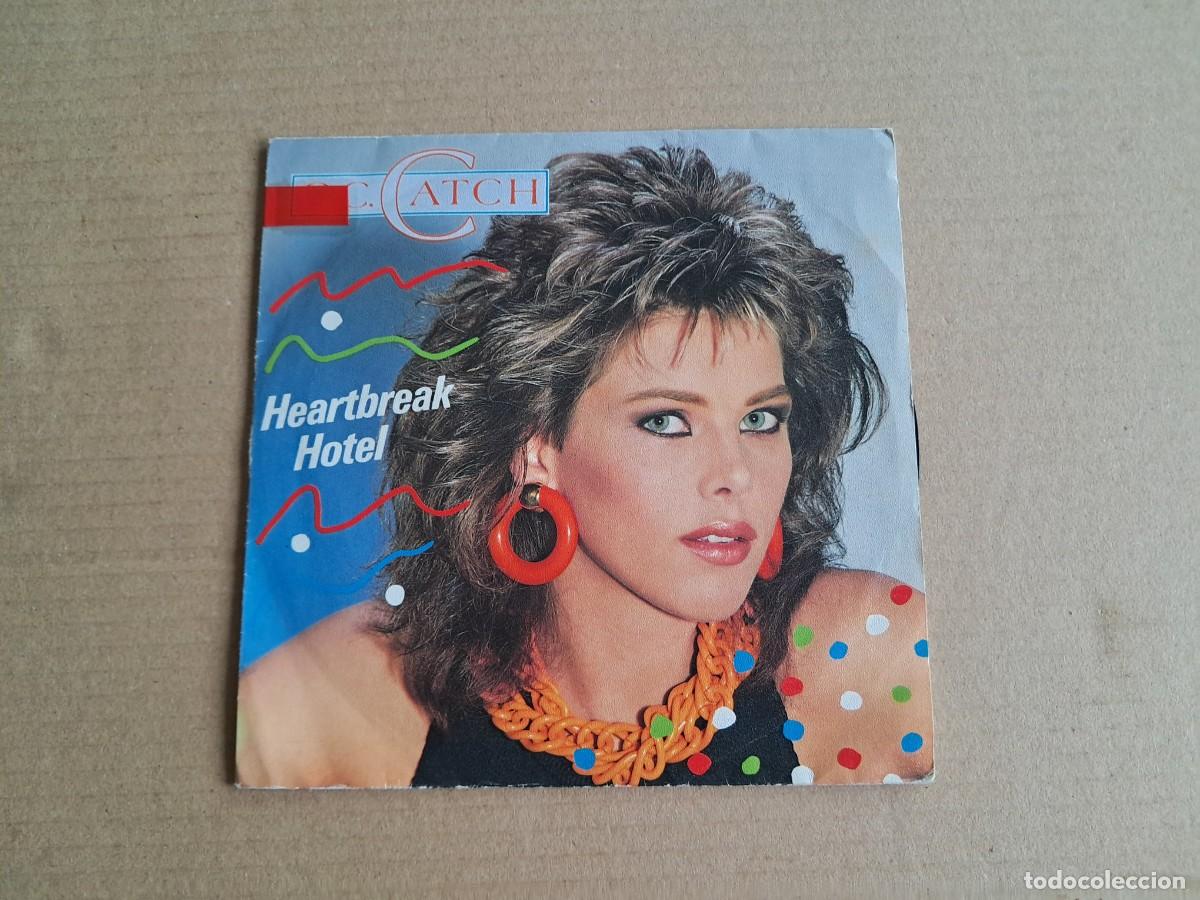 Discos de vinilo: C.C. CATCH - HEARTBREAK HOTEL SINGLE 1986 EDICION ESPA&Ntilde;OLA