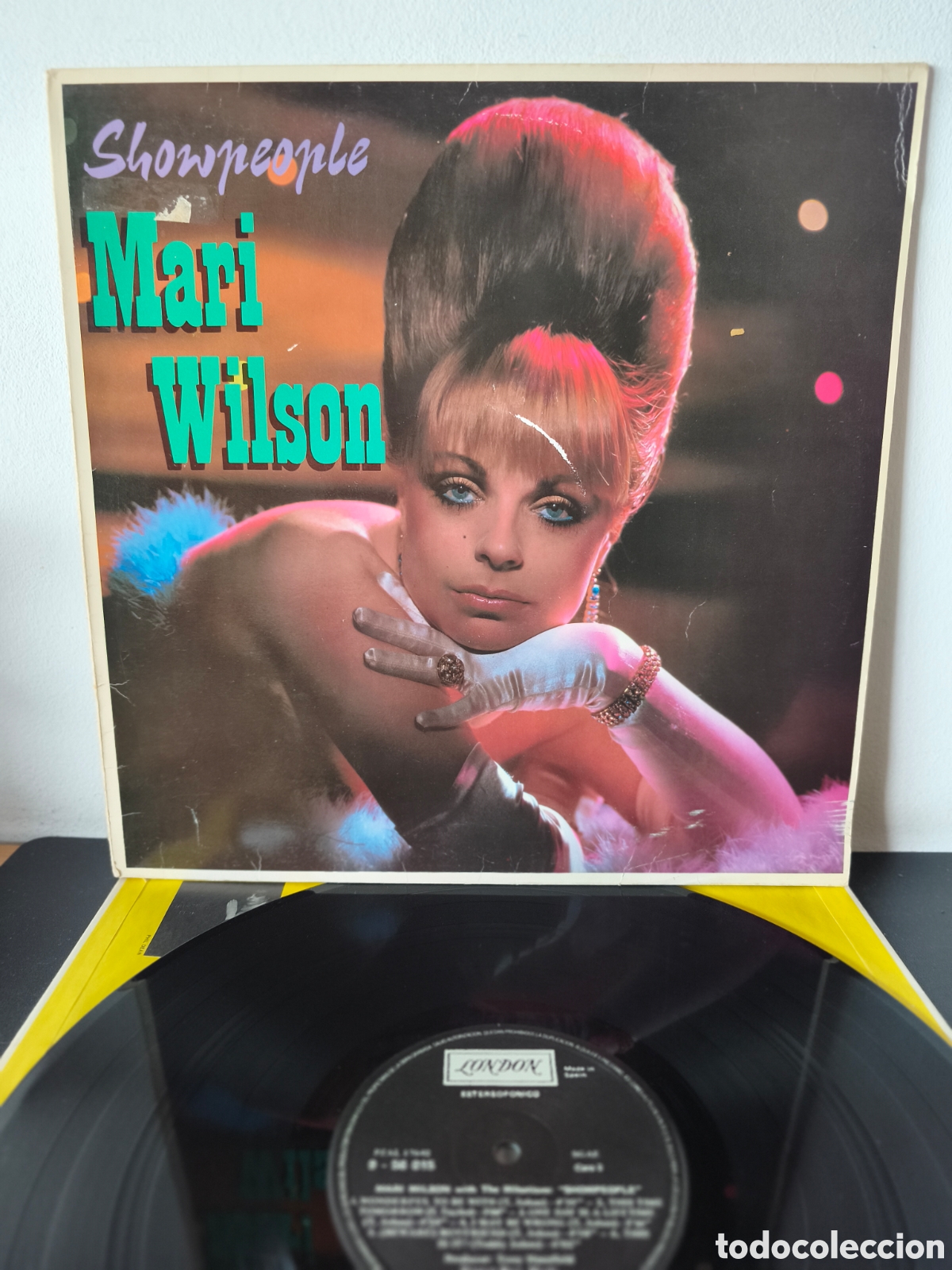 Disques de vinyle: Mari Wilson with The Wilsations - Showpeople - London Records &ndash; 9-56 015 - Formato: Vinilo, LP, LA.4
