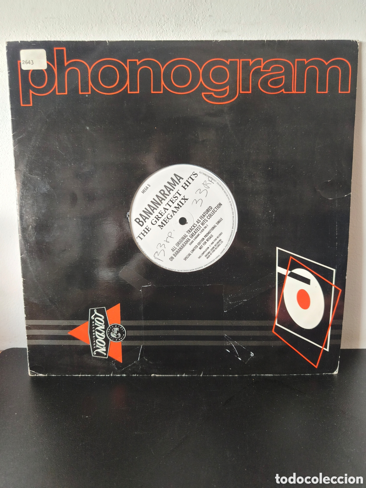 Discos de vinilo: Bananarama - The Bananarama Mega-Mix - London Records &ndash; 886 245-1 (con funda gen&eacute;rica ) LA.1
