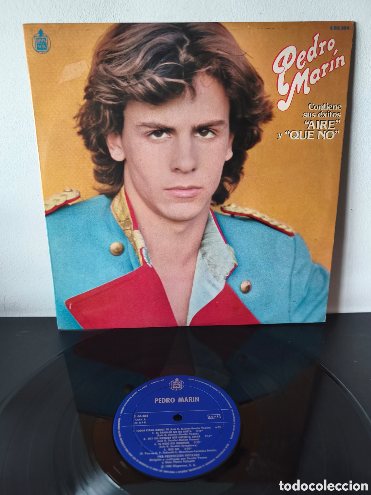 Discos de vinilo: Pedro Mar&iacute;n - Pedro Mar&iacute;n - Hispavox &ndash; S 60.384 - Formato: Vinilo, LP, &Aacute;lbum - Espa&ntilde;a - 1980 -