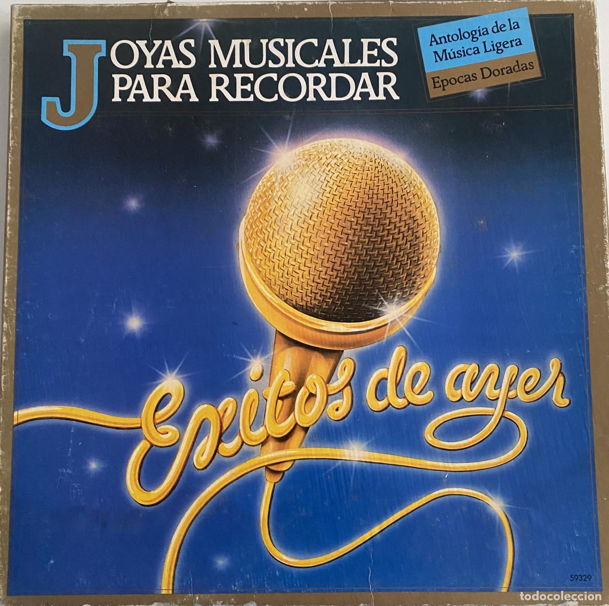 Discos de vinilo: JOYAS MUSICALES PARA RECORDAR - EXITOS DE AYER - ESTUCHE CON 3 DISCOS LP - PERFIL- VER FOTOS
