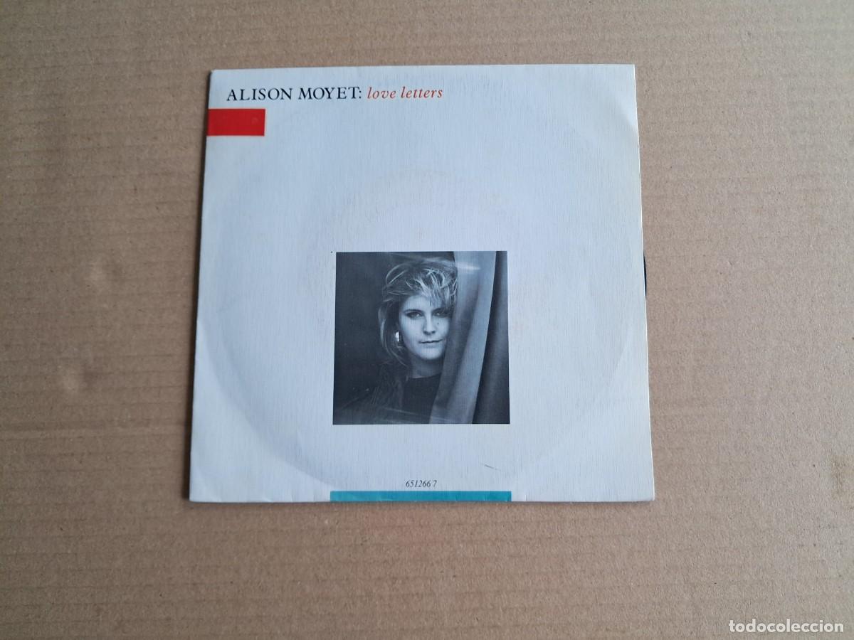 Discos de vinilo: ALISON MOYET - LOVE LETTERS SINGLE 1987 EDICION ESPA&Ntilde;OLA