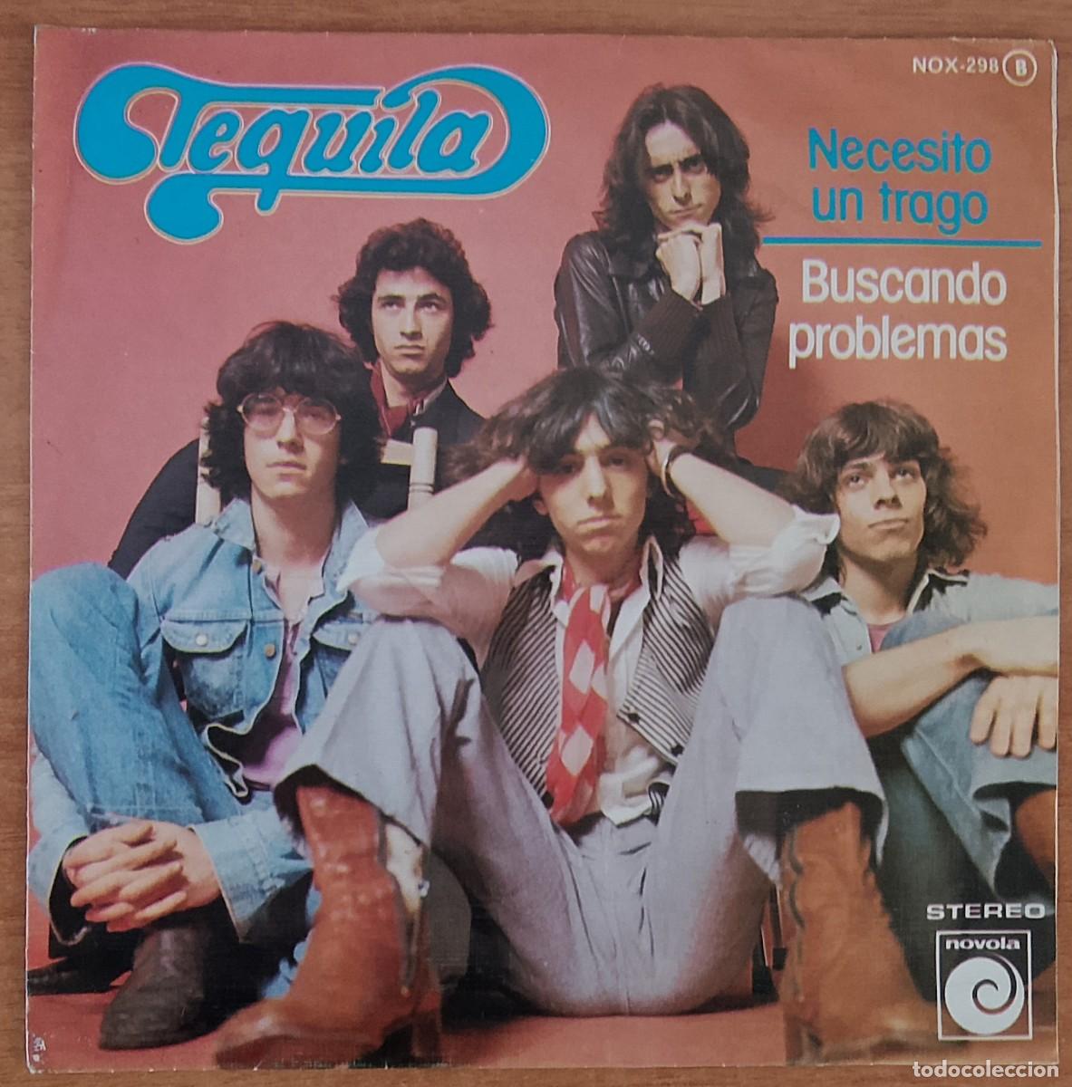 Discos de vinilo: Tequila. Necesito un trago. Vinilo single 7&rdquo; y 45 rpm.