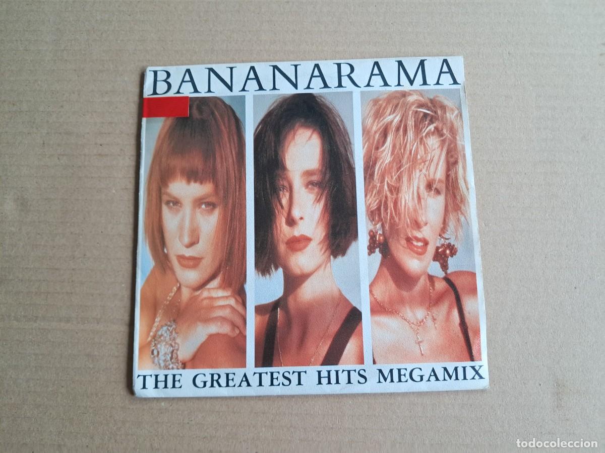 Discos de vinilo: BANANARAMA - THE GREATES HITS MEGAMIX SINGLE 1989 EDICION ESPA&Ntilde;OLA