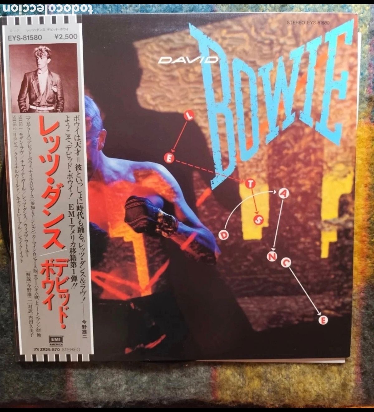 Discos de vinilo: David Bowie- Lest Dance LP Jap&oacute;n 1983 - Foto 1