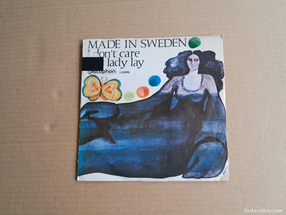 Discos de vinilo: MADE IN SWEDEN - I DON&acute;T CARE SINGLE 1970 EDICION ESPA&Ntilde;OLA
