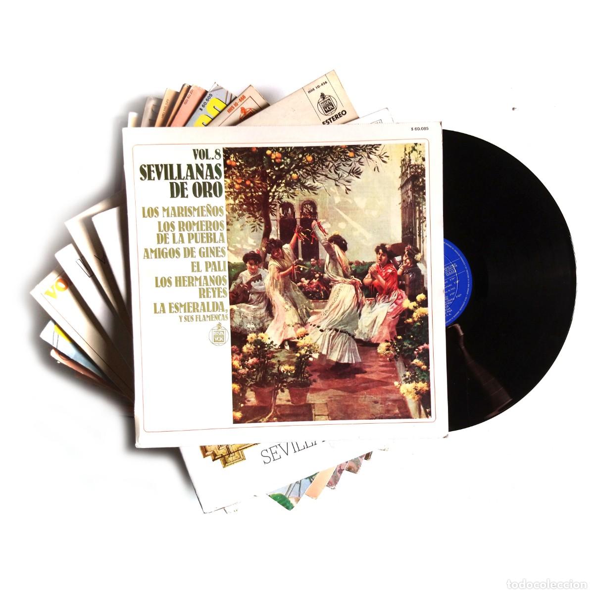 Discos de vinilo: VA SEViLLANAS dE ORO Lote 12 LP Alborada Bordon 4 El Pali Manuel Linares Salmarina Brumas Hermanos
