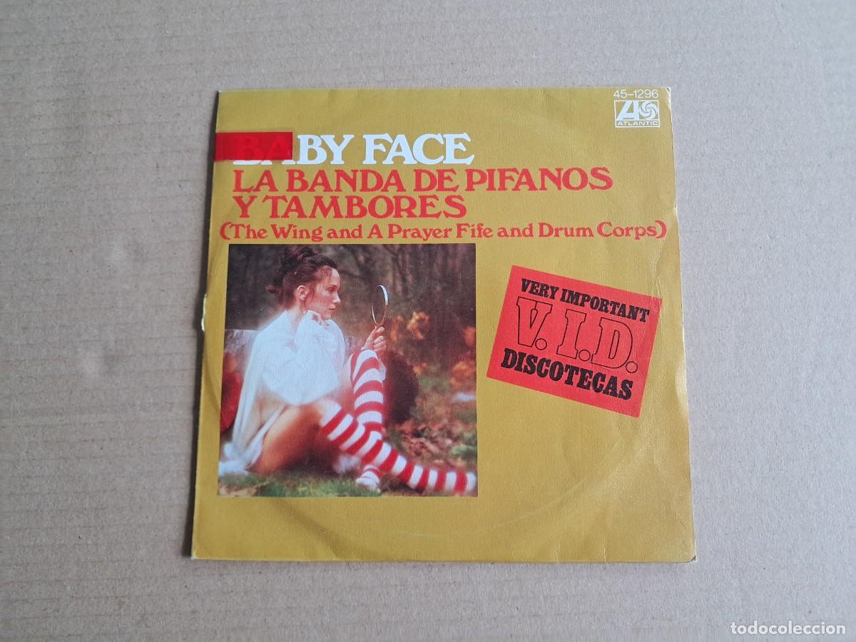 Discos de vinilo: LA BANDA DE PIFANIOS Y TAMBORES - BABY FACE SINGLE 1975 EDICION ESPA&Ntilde;OLA