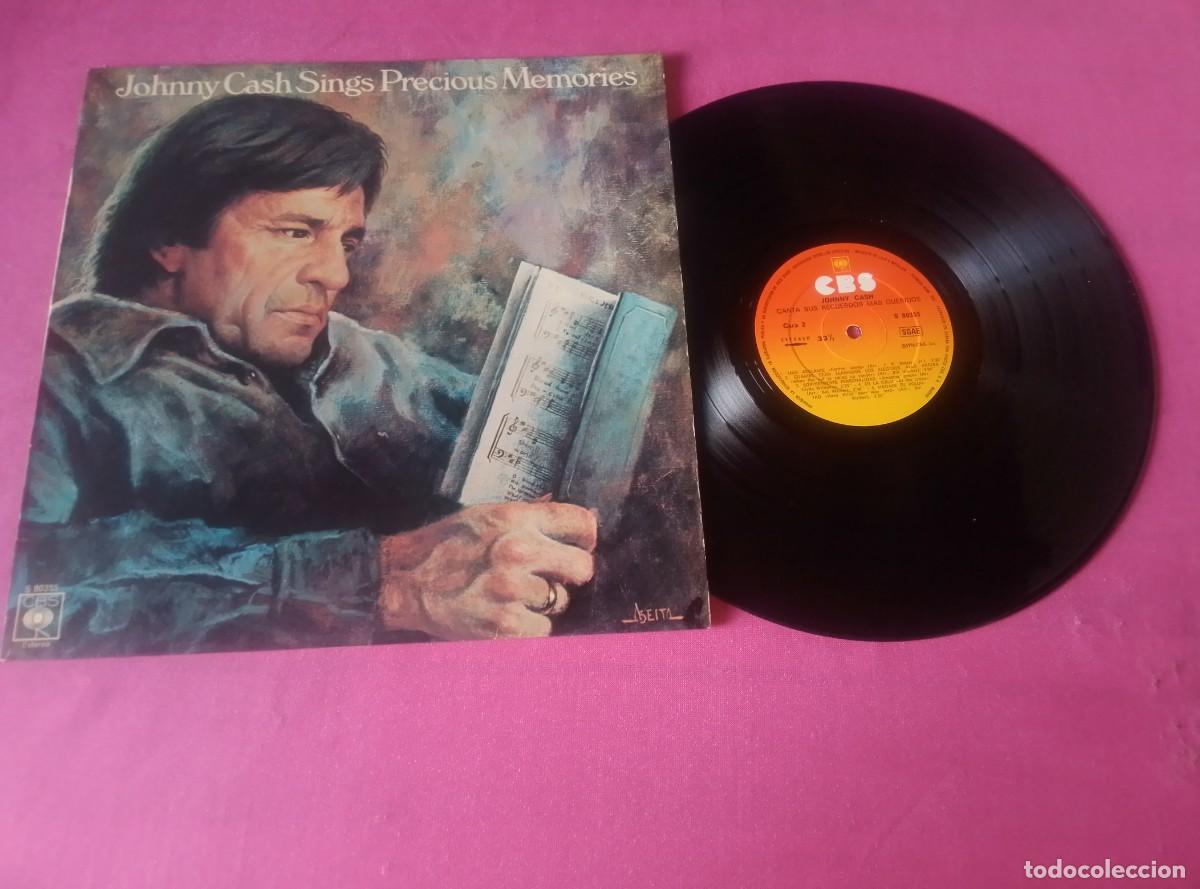 Discos de vinilo: JOHNNY CASH CANTA SUS RECUERDOS MAS QUERIDOS 1976 LP L31 5 3