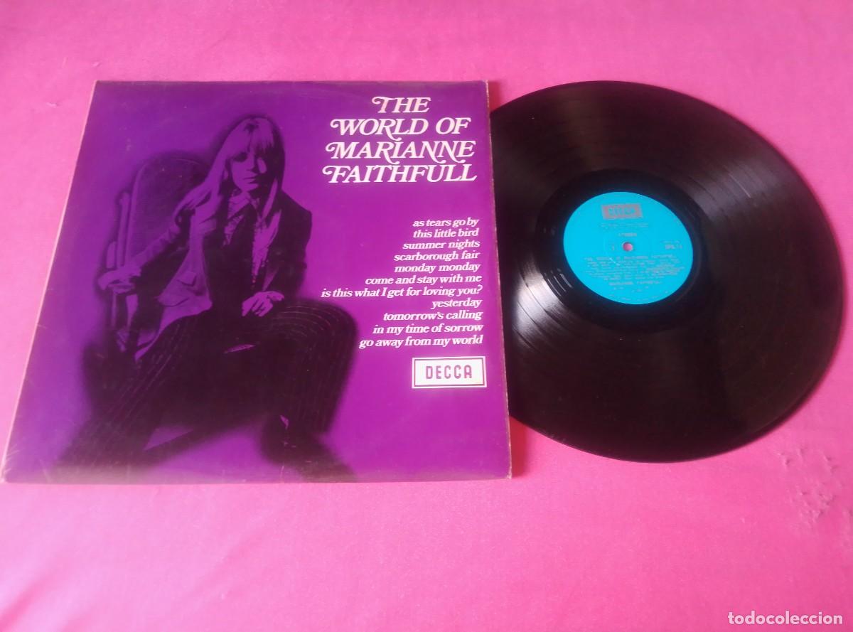 Discos de vinilo: THE WORLD OF MARIANNE FAITFULL 1965 LP L31 5 3