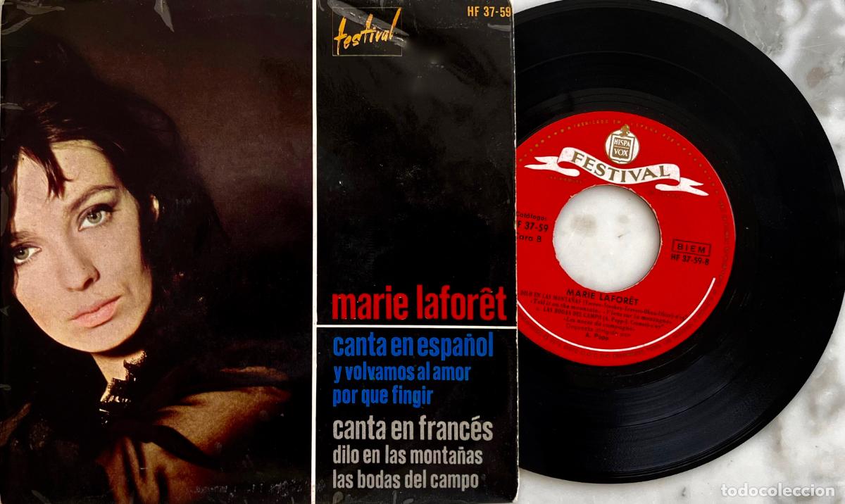 Discos de vinilo: MARIE LAFOR&Ecirc;T. CANTA EN ESPA&Ntilde;OL Y FRANCES. Y VOLVAMOS AL AMOR + 3 TEMAS. EP ORIGINAL ESPA&Ntilde;A