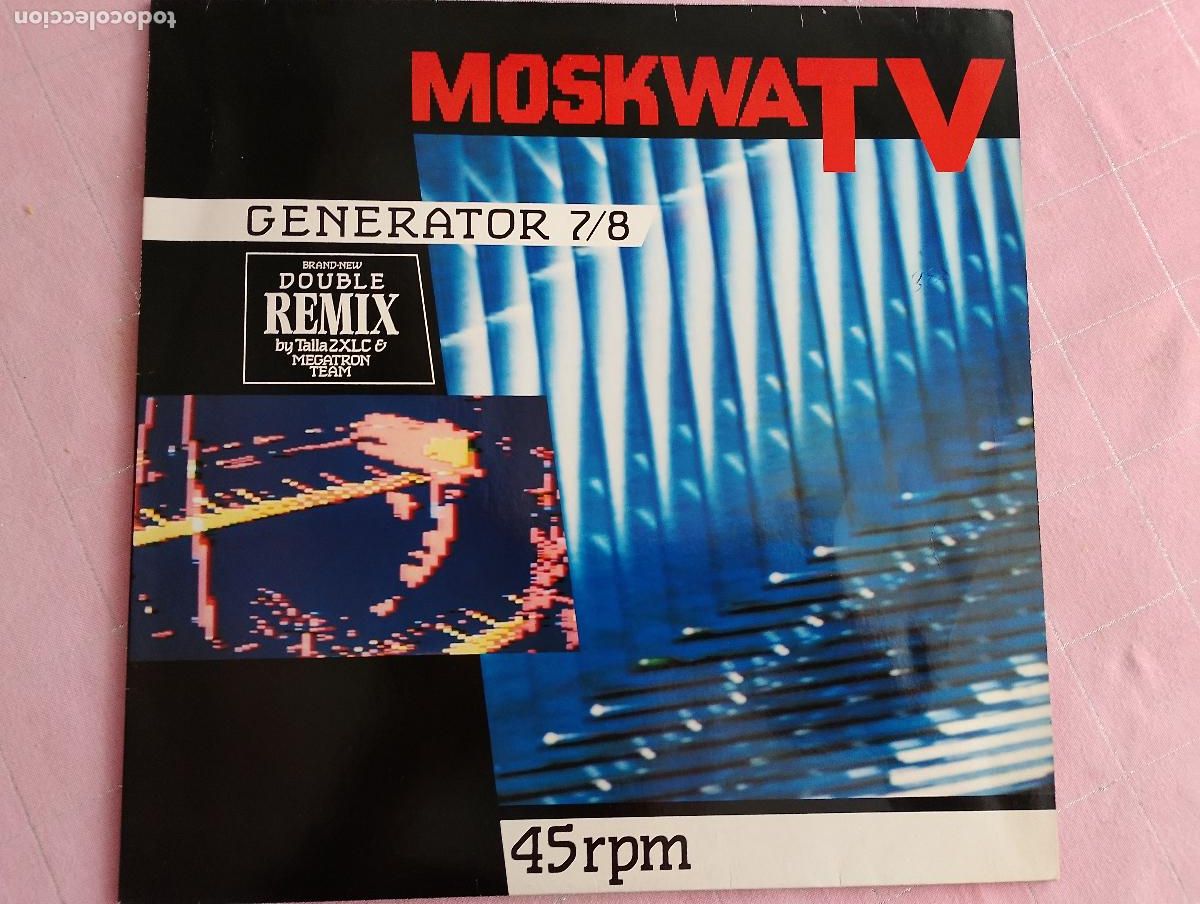 Discos de vinilo: Moskwa TV &ndash; Generator 7/8 (Double Remix), 1985