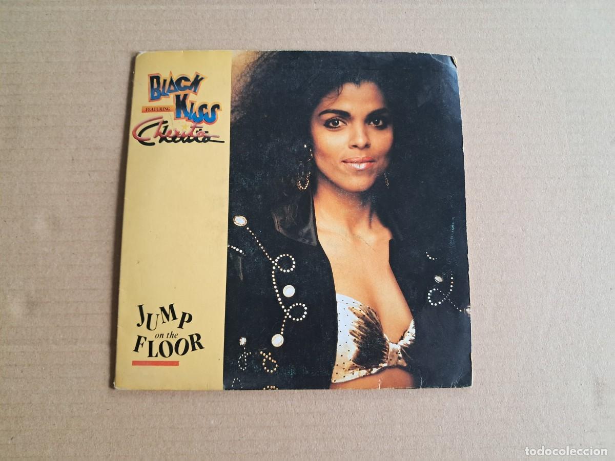 Discos de vinilo: BLACK KISS FEATURING CHERITA - JUMP IN THE FLOOR SINGLE PROMOCIONAL 1990 EDICION ESPA&Ntilde;OLA