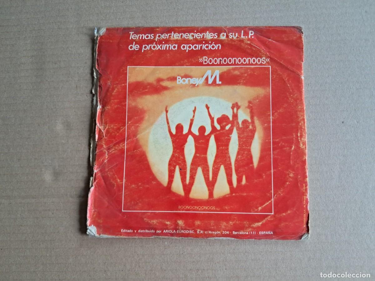 Discos de vinilo: BONEY M - MALAIKA SINGLE 1981 EDICION ESPA&Ntilde;OLA - Foto 3