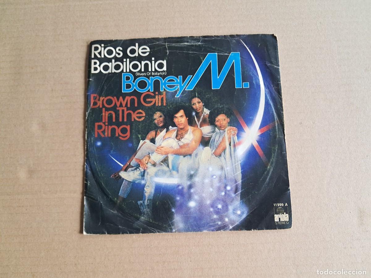 Discos de vinilo: BONEY M - RIOS DE BABILONIA SINGLE 1978 EDICION ESPA&Ntilde;OLA