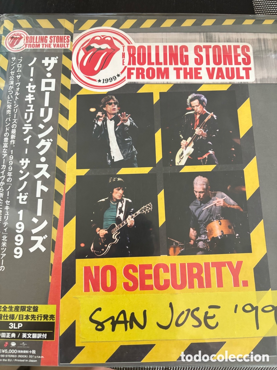 Discos de vinilo: The Rolling Stones &ndash; No Security. San Jose 99 - Foto 1