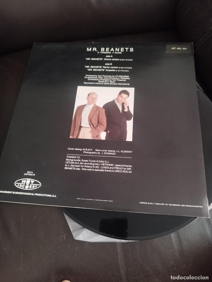 Discos de vinilo: Ted Mauri & Toni Threeman &ndash; Mr. Beanets. Vinilo Maxi single. - Foto 4