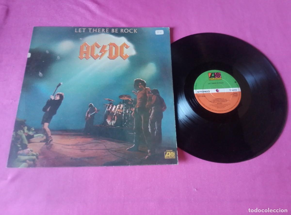 Discos de vinilo: ACDC LET THERE BE ROCK 1977 LP L31 2 3