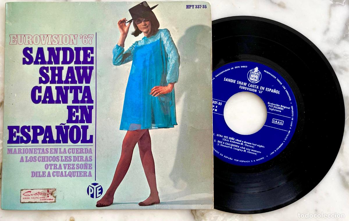 Discos de vinilo: SANDIE SHAW. CANTA EN ESPA&Ntilde;OL. MARIONETAS EN LA CUERDA + 3 TEMAS. EP ORIGINAL ESPA&Ntilde;A 1967